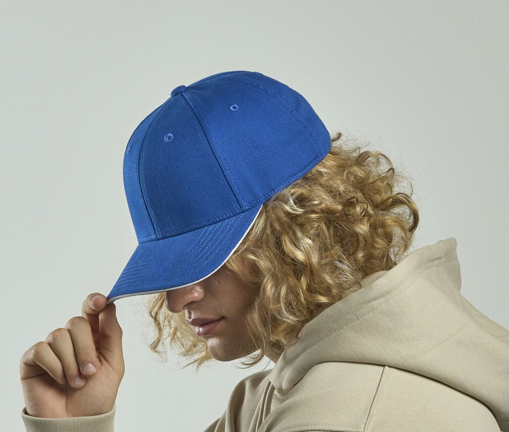 Casquette 6 pans contrastée éco-responsable Atlantis Headwear AT257