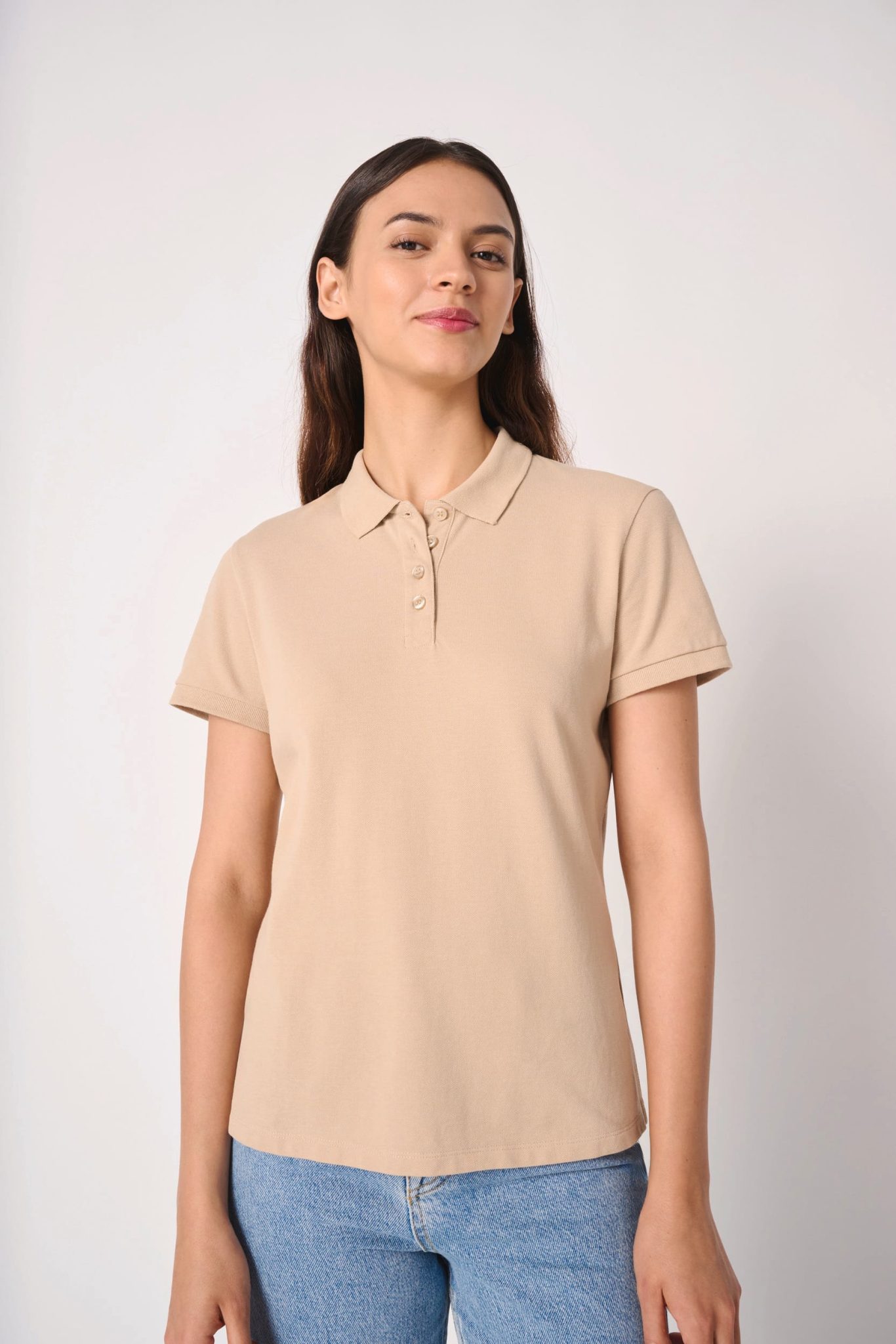 Polo piqué femme iDeal Basic Brand IB221