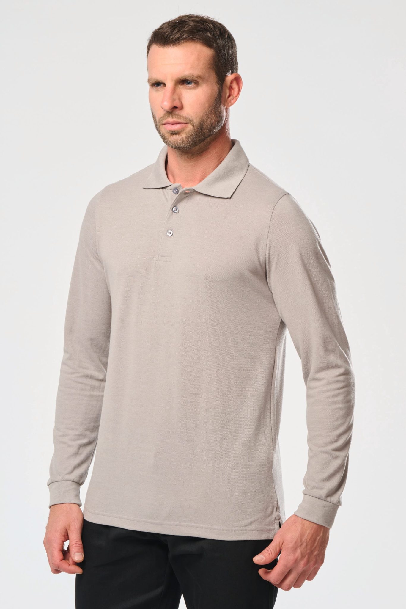 Polo manches longues homme WK. Designed To Work WK276