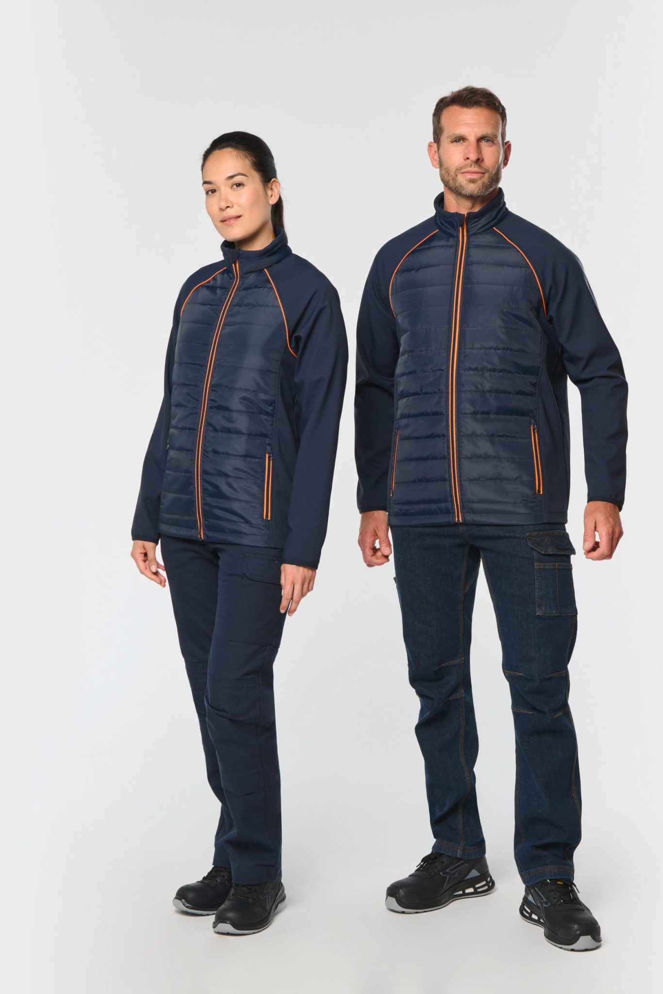 Veste de travail bi-matière unisexe WK. Designed To Work WK6147