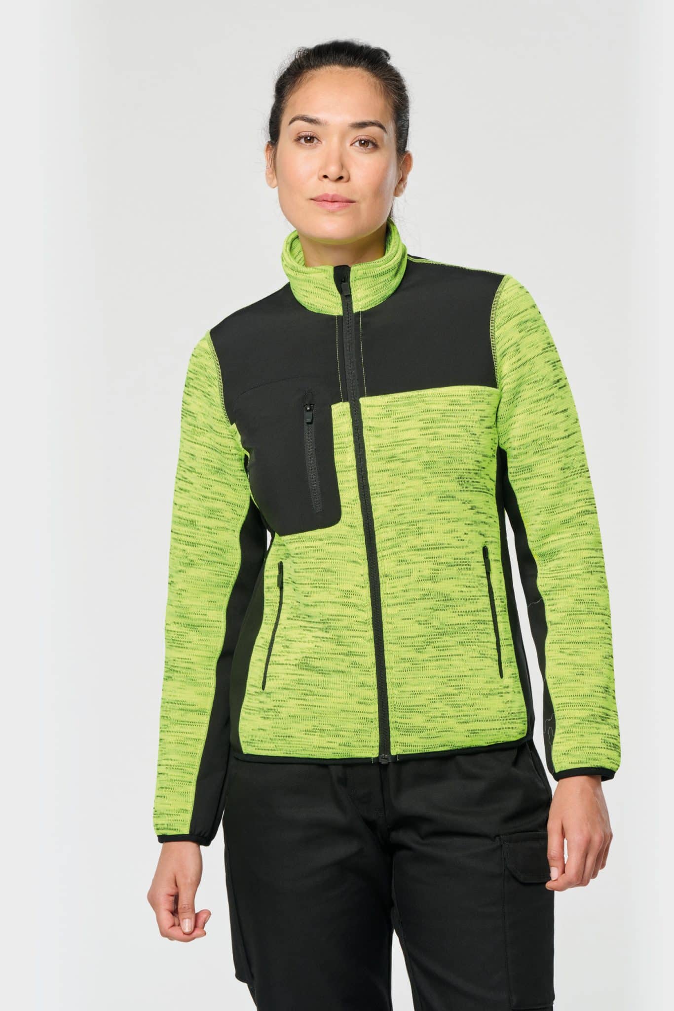 Veste recyclée en polytricot femme WK. Designed To Work WK9109